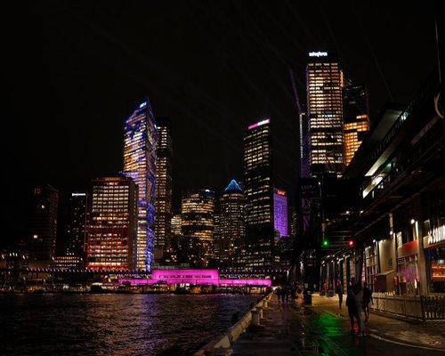 Sydney cityscape at night representing Australian urban escapes