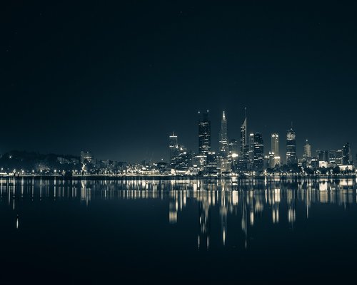 Perth Swan River and skyline